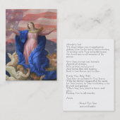 gebeden voor degenen die in de Heilige Kaart van d Visitekaartje (Voorkant / Achterkant)