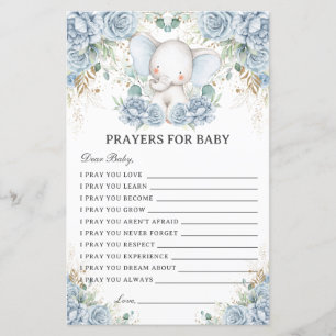 Gebeden voor Olifant Baby Shower Activiteit
