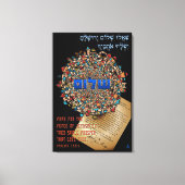 gebeden voor vrede in Jeruzalem Canvas Afdruk (Voorkant)