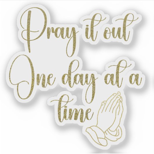 gebedsbevestiging sticker (Voorkant)