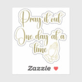 gebedsbevestiging sticker (Vel)