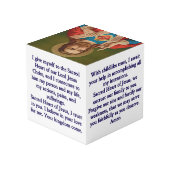 Gebedsblok van het Heilig Hart van Jezus Kubus (Achter hoekig)