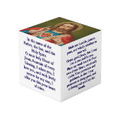 Gebedsblok van het Heilig Hart van Jezus Kubus (Voorkant hoekig)