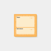 Gebedsbriefjes (Sinaasappel) Post-it® Notes (Voorkant)