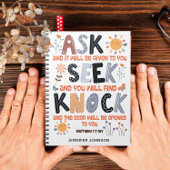 Gebedsdagboek bijbel Mattheüs 7:7 Notitieboek