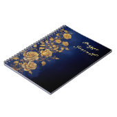 Gebedsdagboek met Gouden Rozen Notitieboek (Linkerzijde)