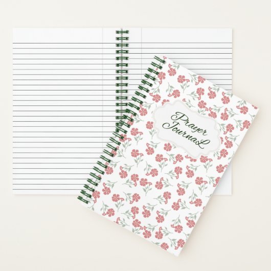 Gebedsdagboek | Vrouwelijk Bloemendesign Notitieboek (Binnen)