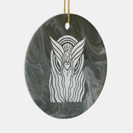 Gebedsengel Keramisch Ornament (Rechts)