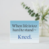 gebedsgeschenken briefkaart (Staand voorkant)