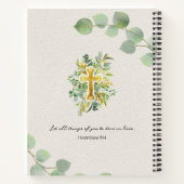 Gebedsjournaal Jezus Kruis Notitieboek (Achterkant)