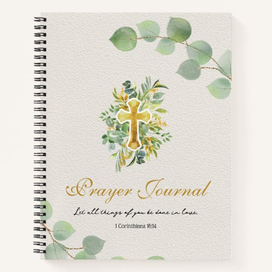 Gebedsjournaal Jezus Kruis Notitieboek (Voorkant)