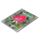 Gebedsjournaal met Roos en Schrift Notitieboek (Linkerzijde)