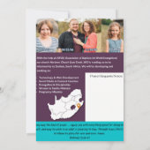 Gebedskaart van de familie Barnosky Kaart (Achterkant)