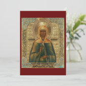 Gebedskaart van St. Mary Magdalene Feestdagenkaart (Staand voorkant)