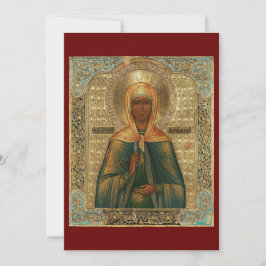 Gebedskaart van St. Mary Magdalene Feestdagenkaart