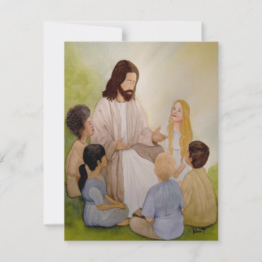 gebedskaart voor leerkrachten & catecheten notitiekaartje (Voorkant)