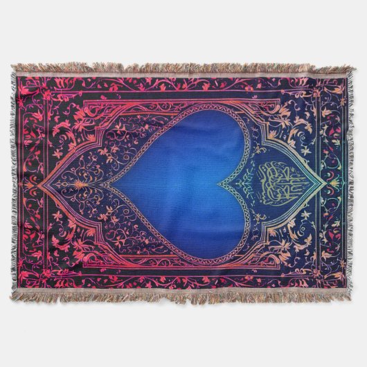 gebedskleed throwdeken deken (Voorkant)