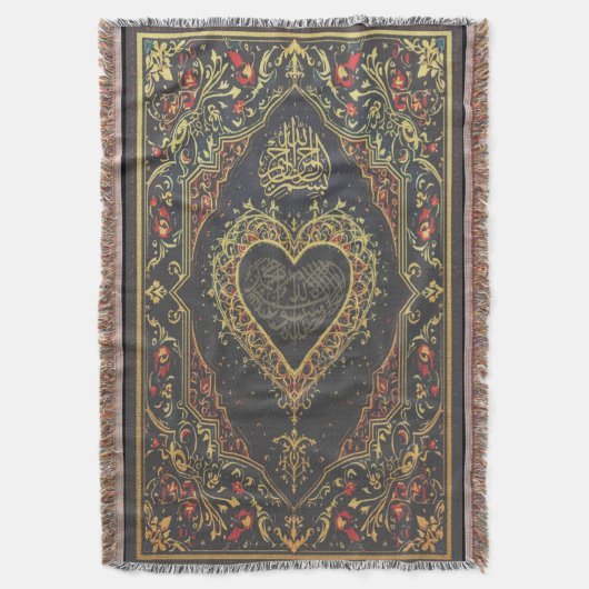 gebedskleed throwdeken deken (Voorkant Verticaal)