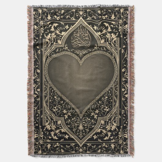 gebedskleed throwdeken deken (Voorkant Verticaal)