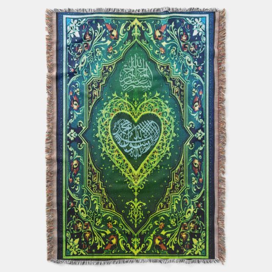 gebedskleed throwdeken deken (Voorkant Verticaal)