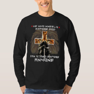 Gebedskrijger Leeuw van Juda Graphic Christelijk C T-shirt