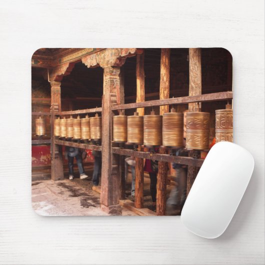 Gebedsmolen Tibet Mousepad Muismat (Met muis)