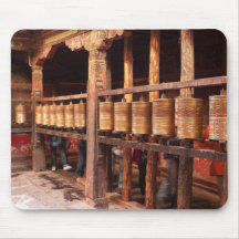 Gebedsmolen Tibet Mousepad