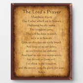 Gebedsplaquette van de Heer, plaquettes Fotoplaat (Voorkant)