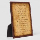 Gebedsplaquette van de Heer, plaquettes Fotoplaat (Zijkant)