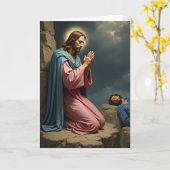 Gebedsreflectie Kunstkaart Kaart (Gele Bloem)