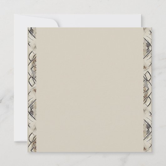 Gebedssjaal Tan Bar Mitzwa Kaart (Achterkant)