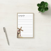 Gebedssticky notitie voor Jezus die het Kruis draa Post-it® Notes (Kantoor)