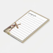 Gebedssticky notitie voor Jezus die het Kruis draa Post-it® Notes (Schuin)