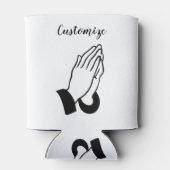 Gebedsstrijder biddende donder_baai blikjeskoeler (Achterkant)