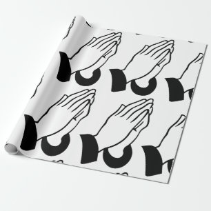 Gebedsstrijder biddende donder_baai cadeaupapier