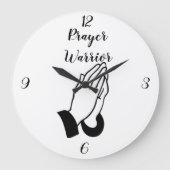 Gebedsstrijder biddende donder_baai grote klok (Voorkant)