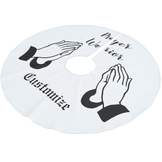 Gebedsstrijder biddende donder_baai kerstboom rok (Gekanteld)