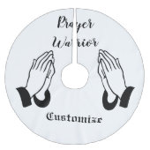 Gebedsstrijder biddende donder_baai kerstboom rok (Voorkant)