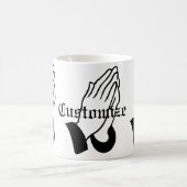 Gebedsstrijder biddende donder_baai koffiemok (Center)