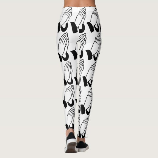 Gebedsstrijder biddende donder_baai leggings (Achterkant)