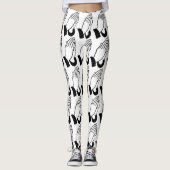 Gebedsstrijder biddende donder_baai leggings (Voorkant)