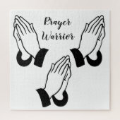 Gebedsstrijder biddende donder_baai legpuzzel (Verticaal)