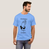 Gebedsstrijder biddende donder_baai t-shirt (Voorkant volledig)