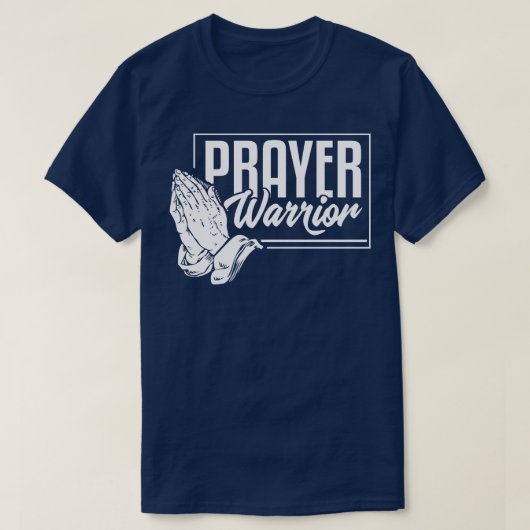 Gebedsstrijder Christelijk Pastor TShirt (Design voorkant)
