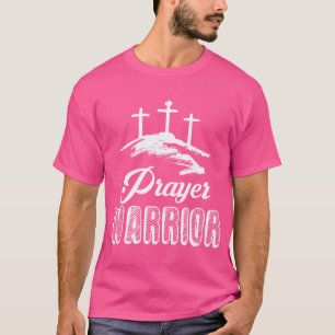 Gebedsstrijder - Jezus bidt God Bijbelvers Geloof T-shirt