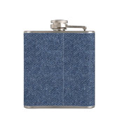 gebedste denim look heupfles (Achterkant)