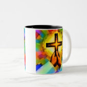 Gebedstijd Tweekleurige Koffiemok (Voorkant rechts)