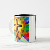 Gebedstijd Tweekleurige Koffiemok (Voorkant links)