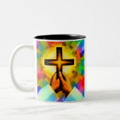 Gebedstijd Tweekleurige Koffiemok (Links)