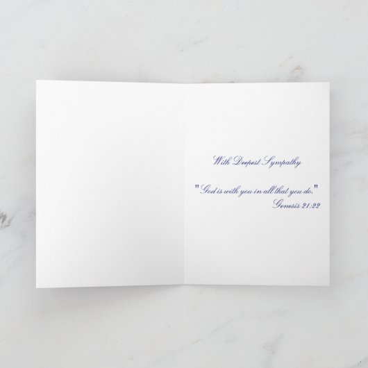 "Gebedstuin met rozenkrans" Sympathiekaart Kaart (Binnen)